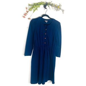 5 for $30 Tabby of California Vintage Career Dress Blue Women’s Size 12 EUC